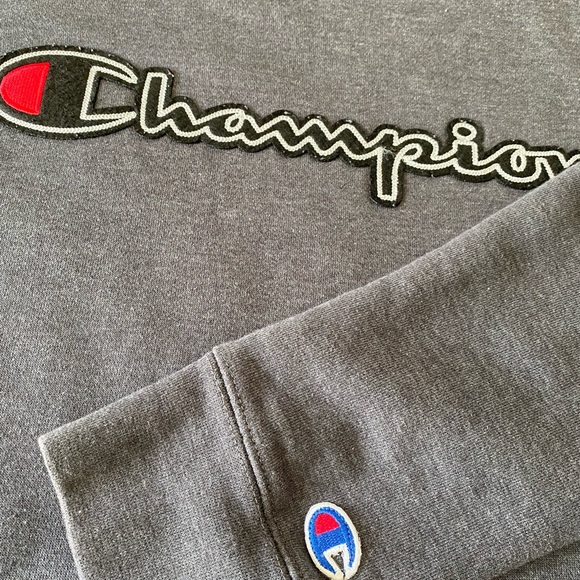 Champion Gray Crewneck Sweatshirt Sz.S - Picture 4 of 5